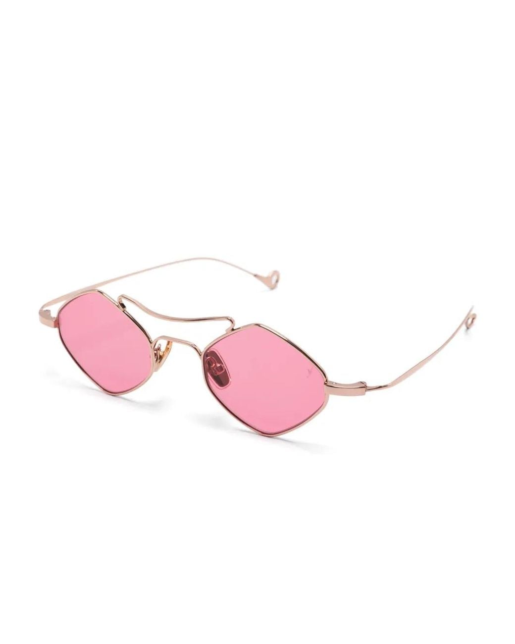 Eyepetizer Pink Geometric-Frame Sunglasses