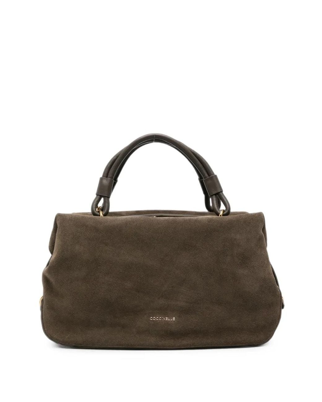Coccinelle Brown Sac Cabas À Fini En Daim