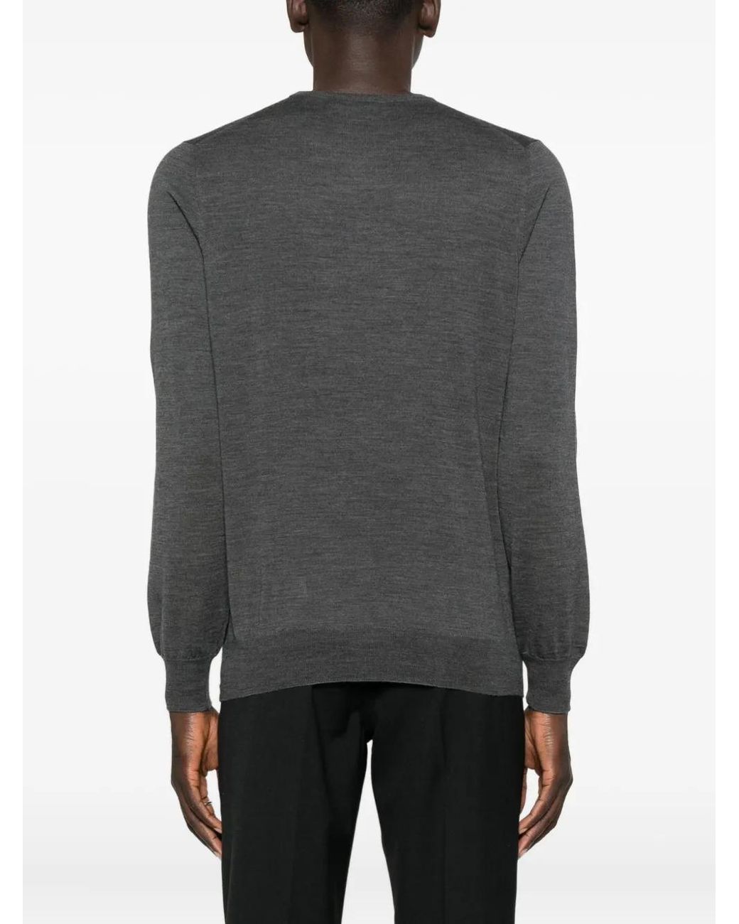 Pull À Col Rond GIUUNO pour homme en coloris Gray