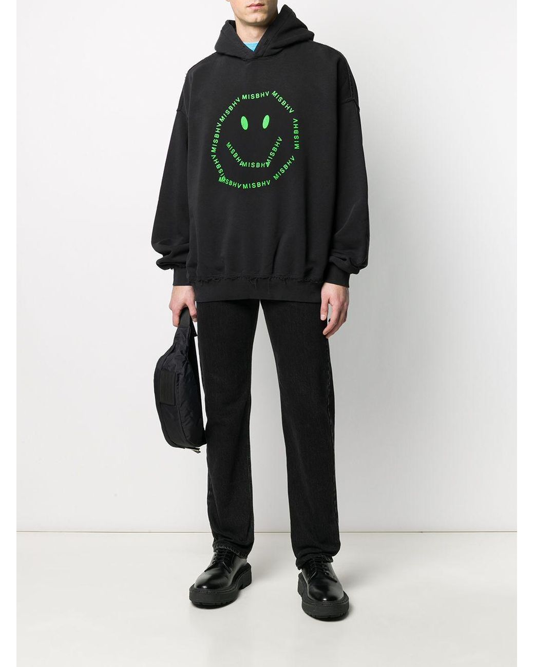 MISBHV Kapuzenpullover mit Smiley-Logo in Schwarz für Herren | Lyst DE