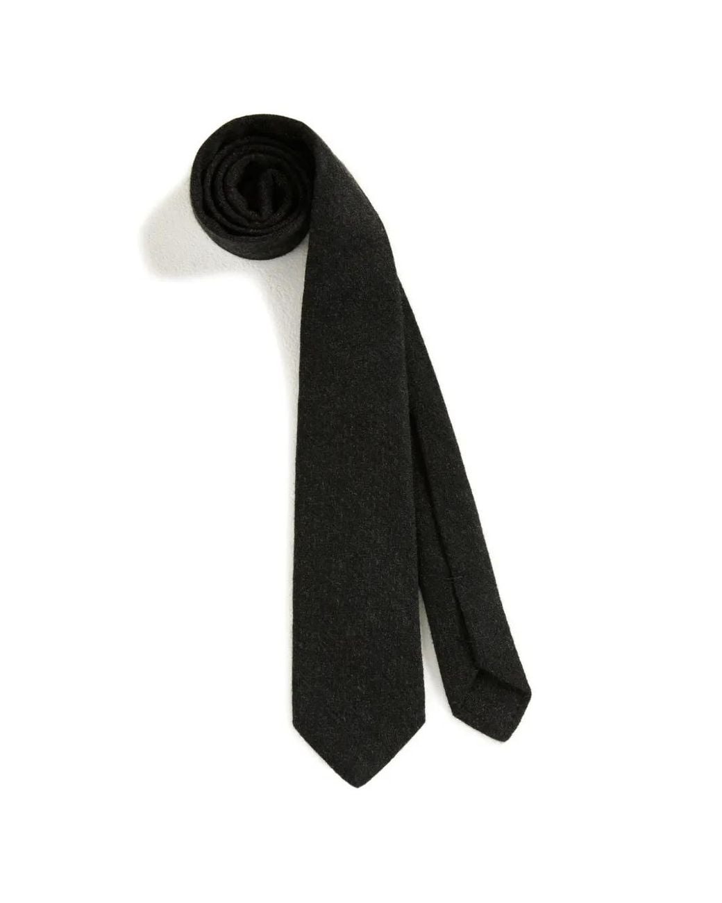 Corbata De Punto A Mano Kiton de hombre de color Black