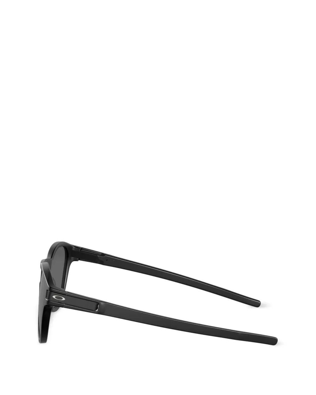 Oakley Gray Latch Round-Frame Sunglasses