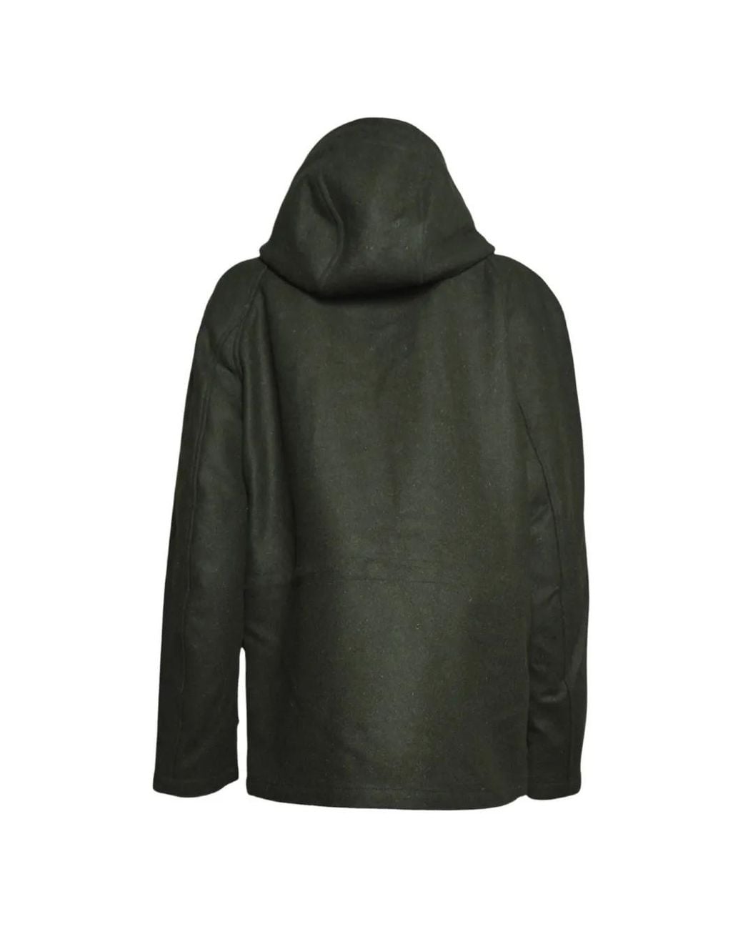 Equipe 70 Black Manteau Boutonné À Capuche for men