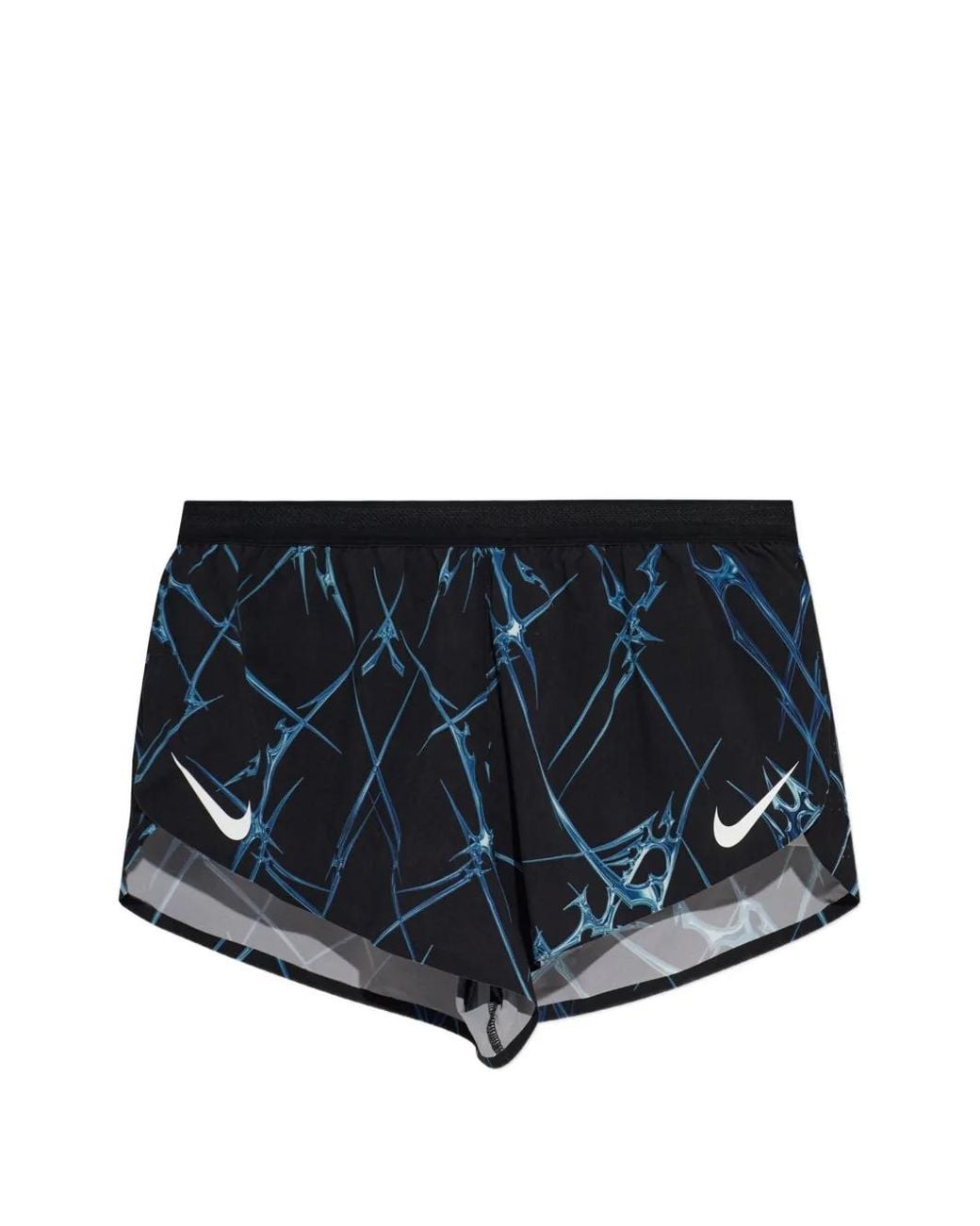 Nike Blue Aeroswift Dri-Fit Adv Printed Running Shorts for men