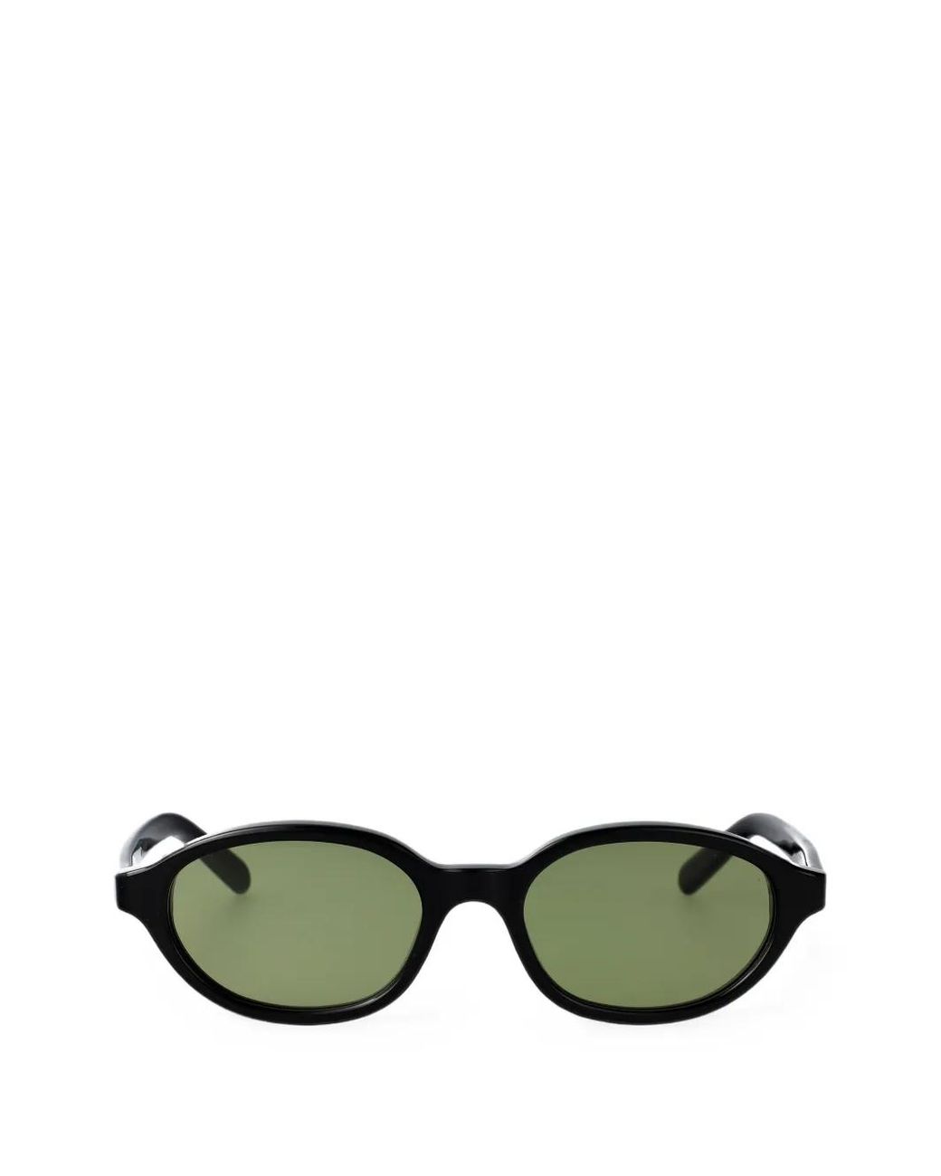 MM6 by Maison Margiela Green Lunettes De Soleil À Monture Basse for men