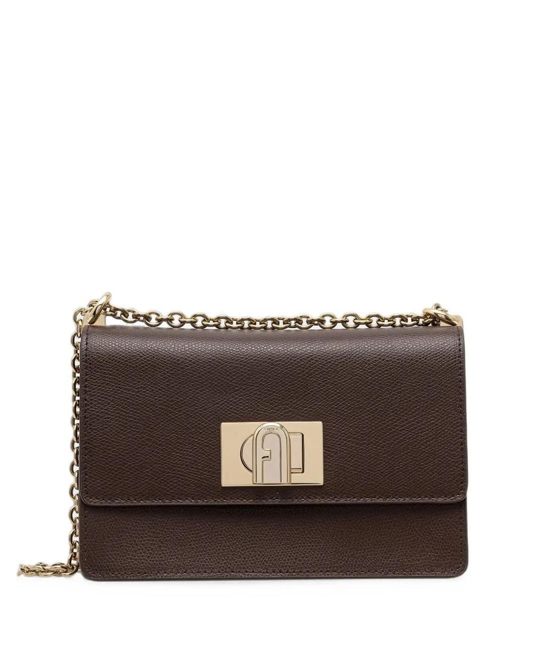 Furla Brown Mini 1927 Cross Body Bag