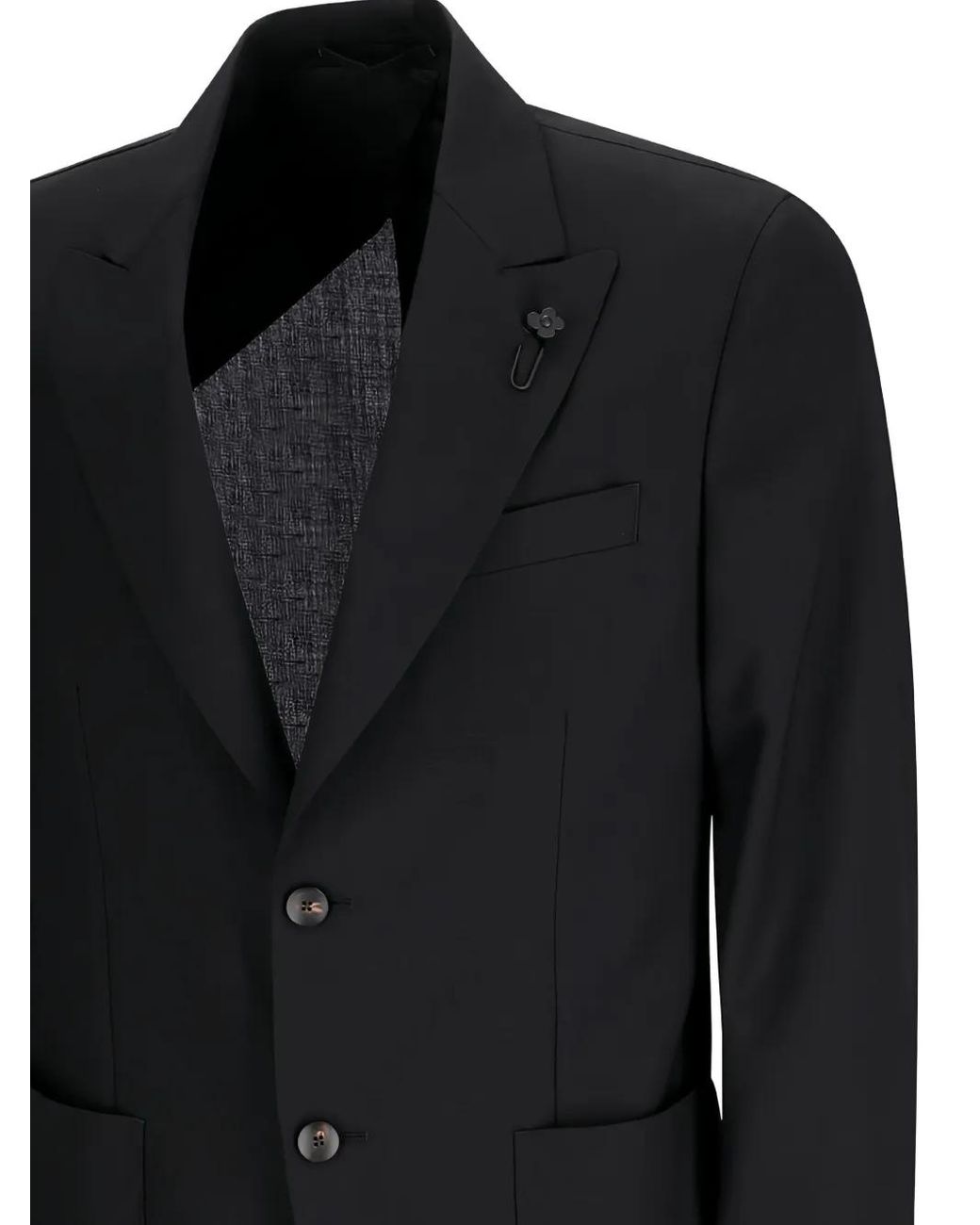 Lardini Sakko Mit Aufgesetzter Tasche in Black für Herren