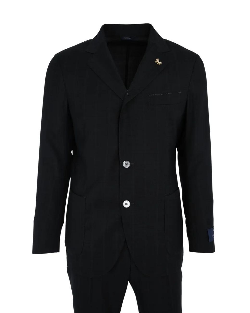 Tombolini Black Single-Breasted Suit for men