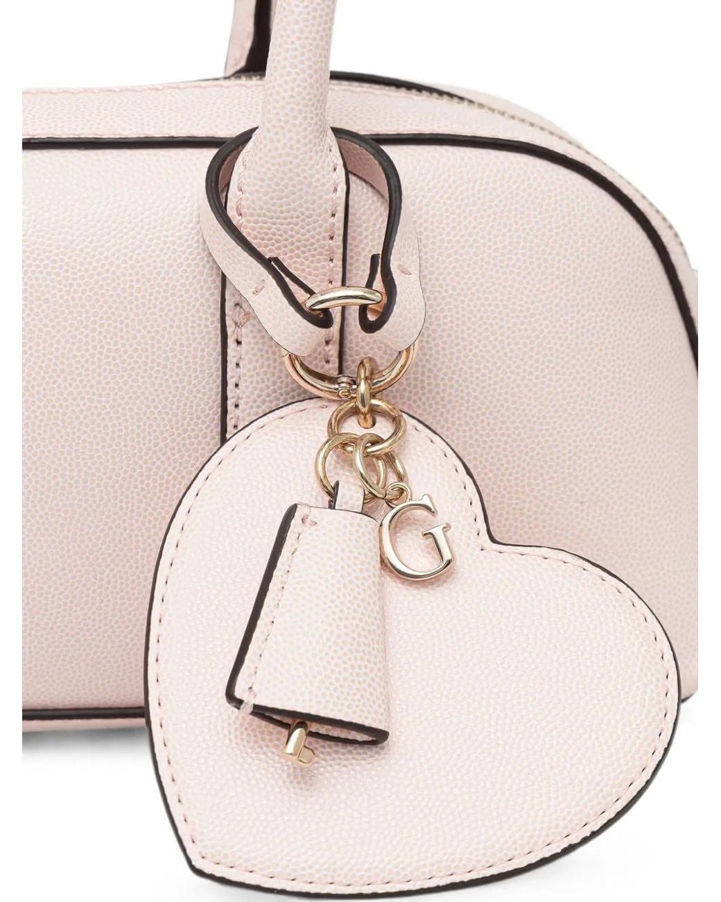 Guess Pink Isobel Logo Shoulder Bag