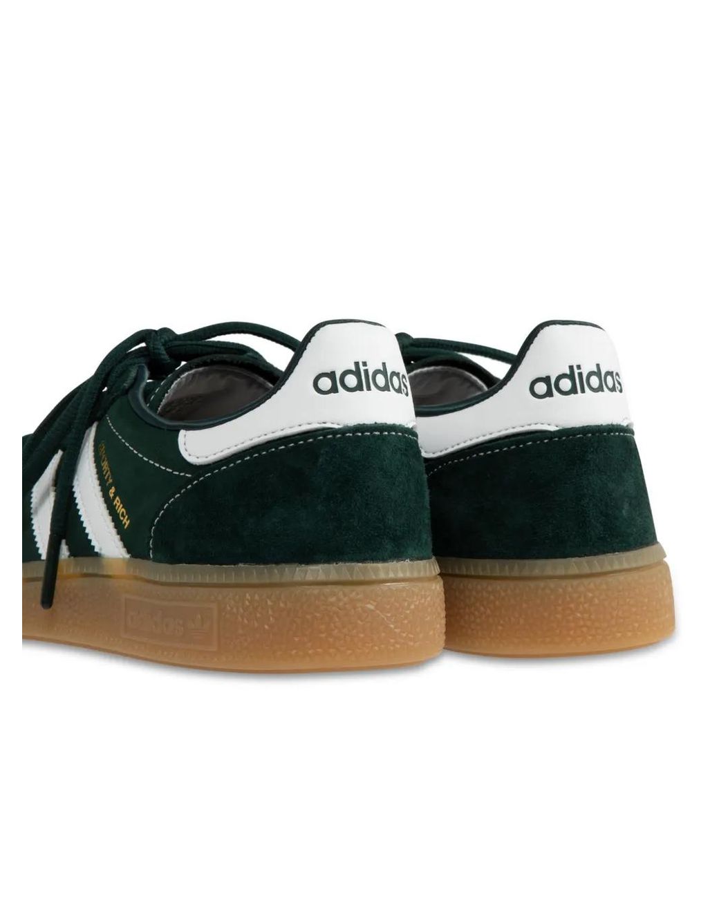 Adidas Green X Sporty & Rich Handball Spezial Suede Sneakers