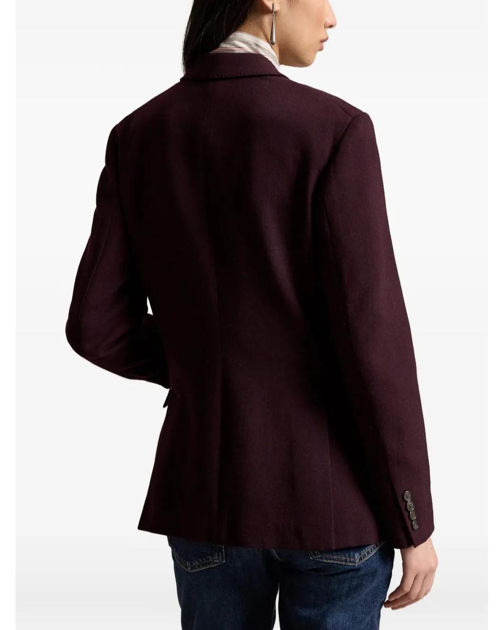 Polo Ralph Lauren Purple Heritage Wool Blazer