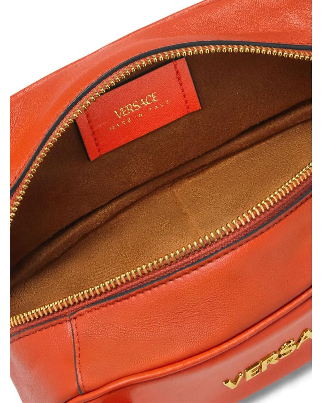 Versace Red Mini Tag Tasche