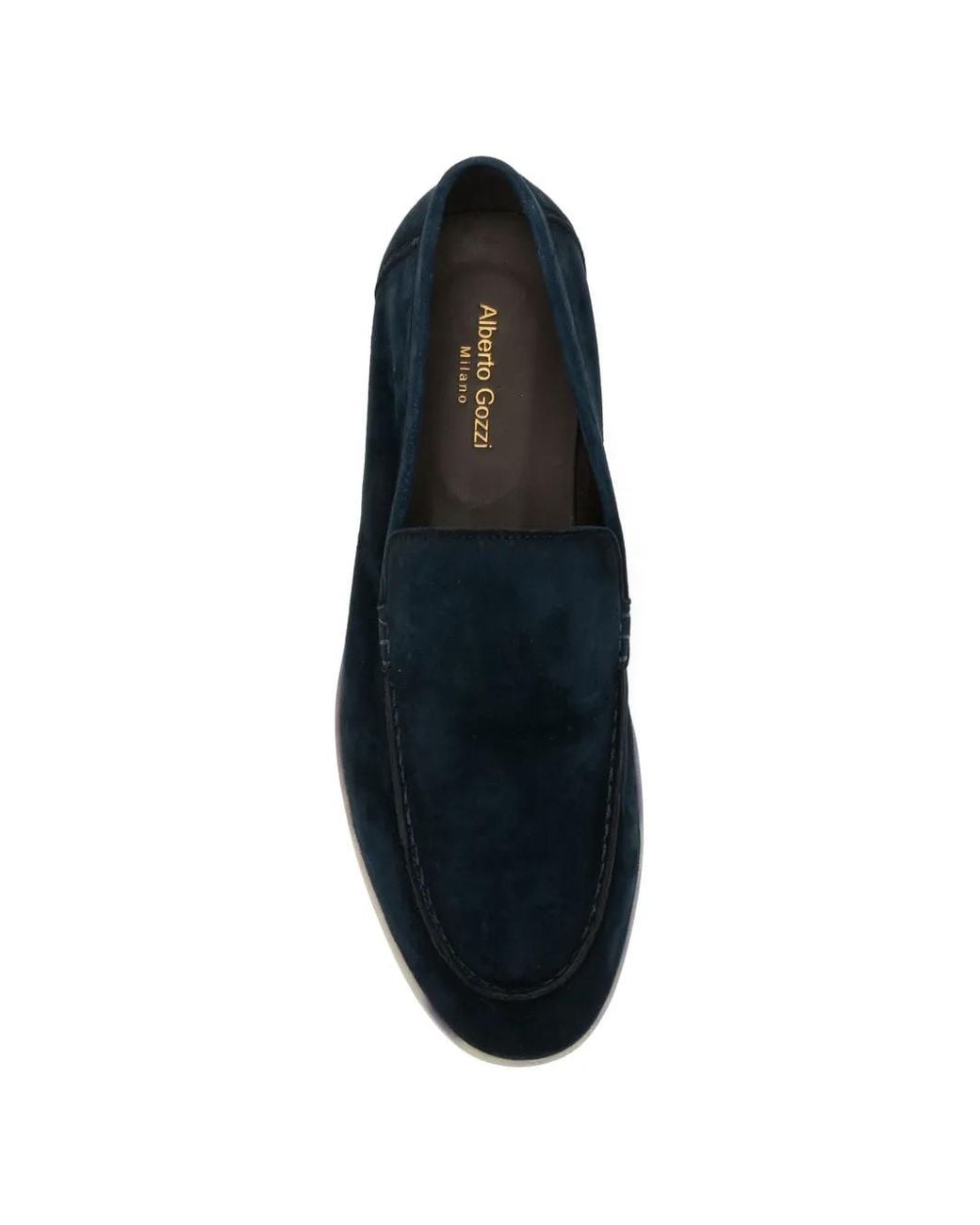 Alberto Gozzi Loafer Mit Mandelförmiger Kappe in Blue für Herren