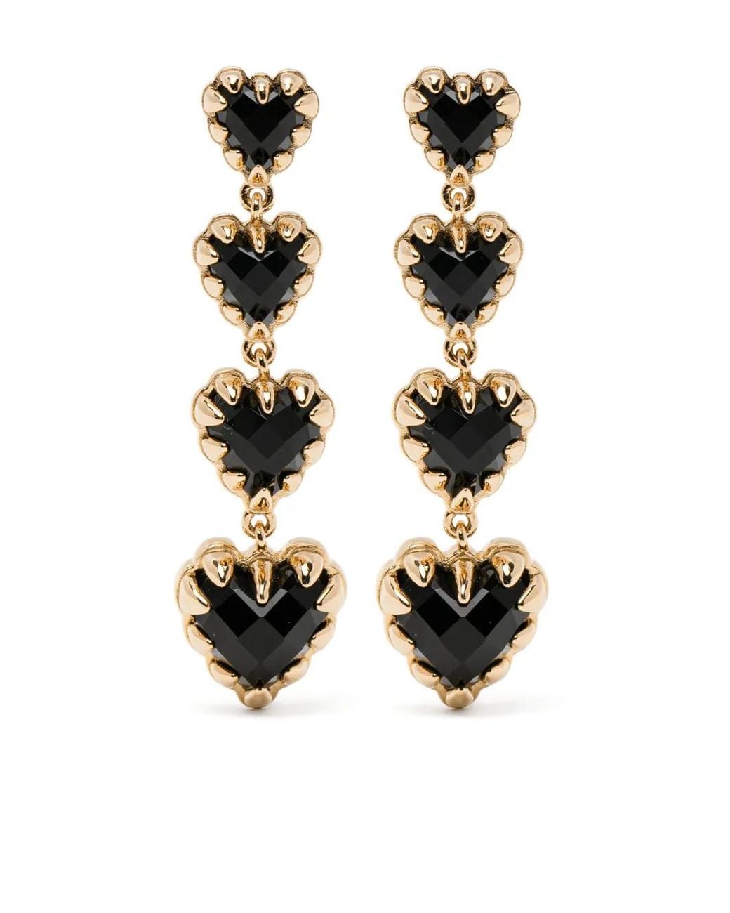 Stolen Girlfriends Club White Love Claw Eternity Earrings