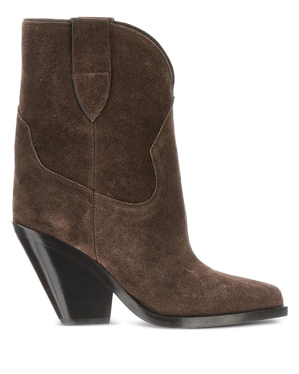 Isabel Marant Brown Leather Ankle Boots