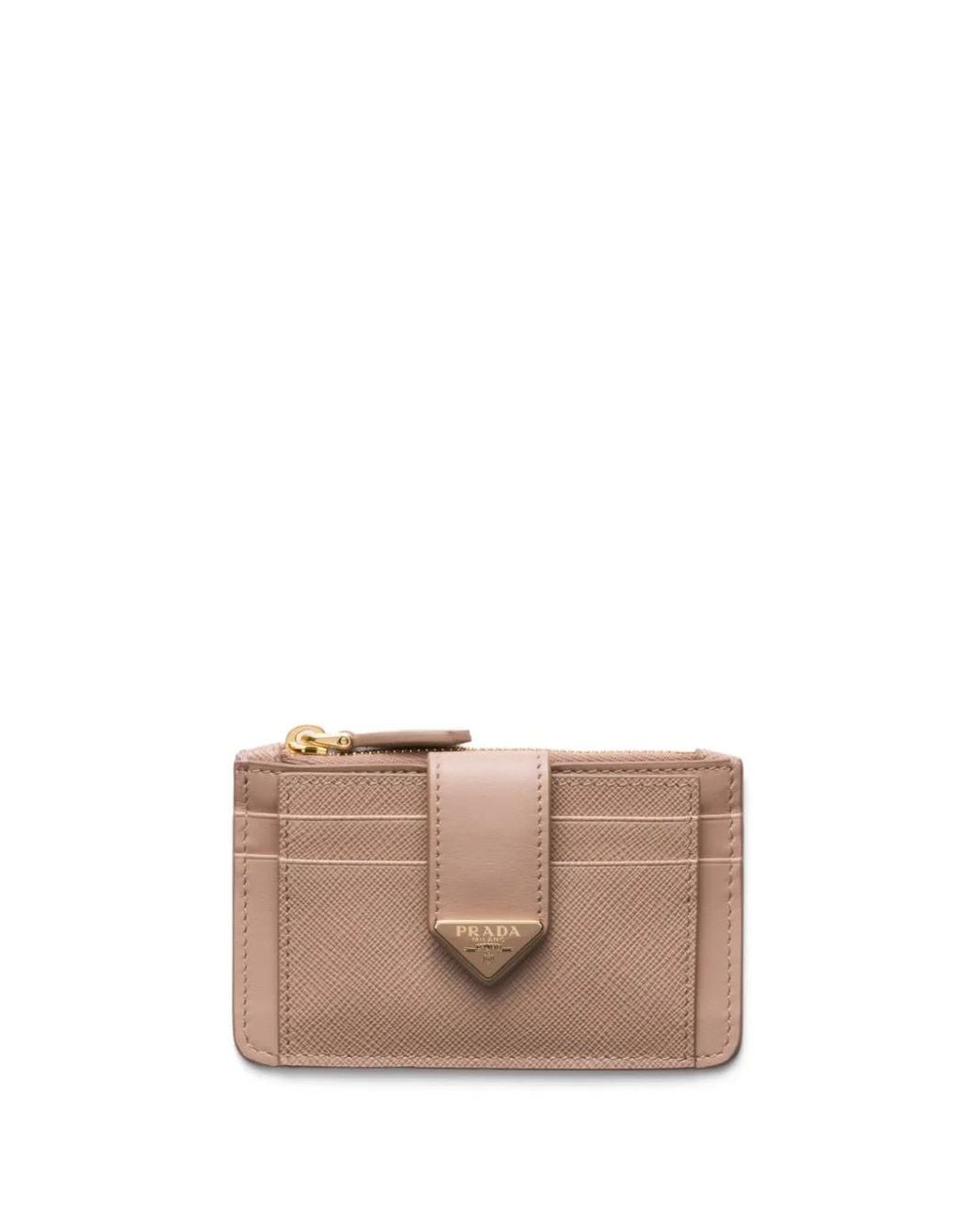 Prada Natural Leather Cardholder