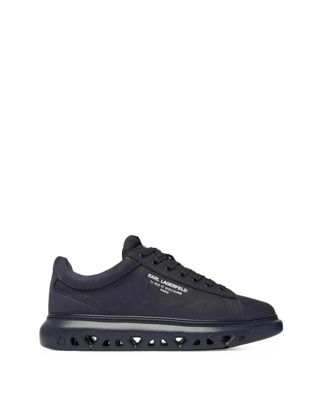 Karl Lagerfeld Blue Kapri Kite Lace-Up Sneakers for men
