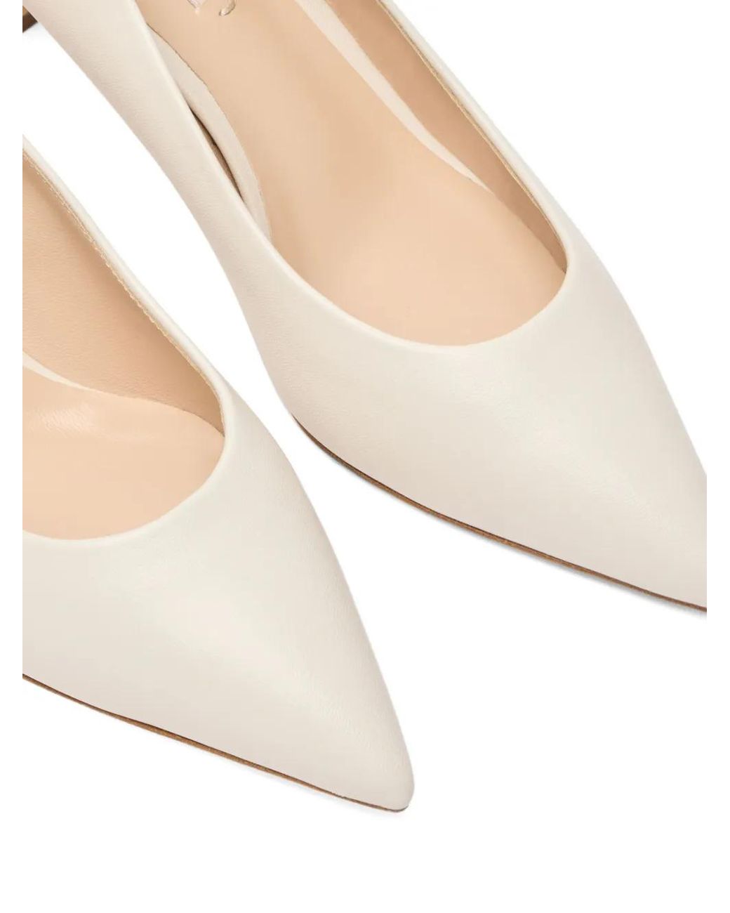 Casadei Natural 50Mm Pointed-Toe Heeled Pumps