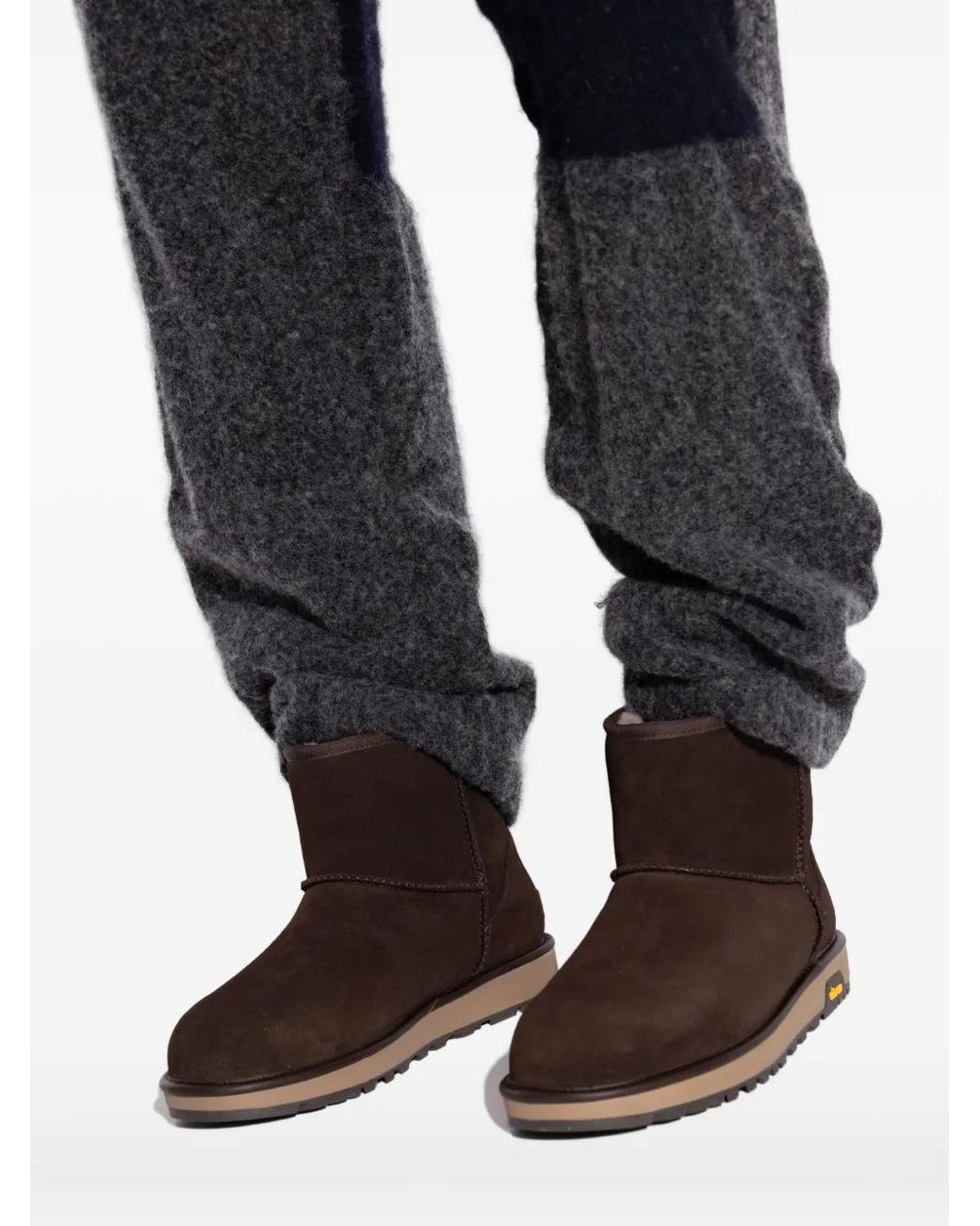 Ugg Black Suede Pull-Tab Boots for men