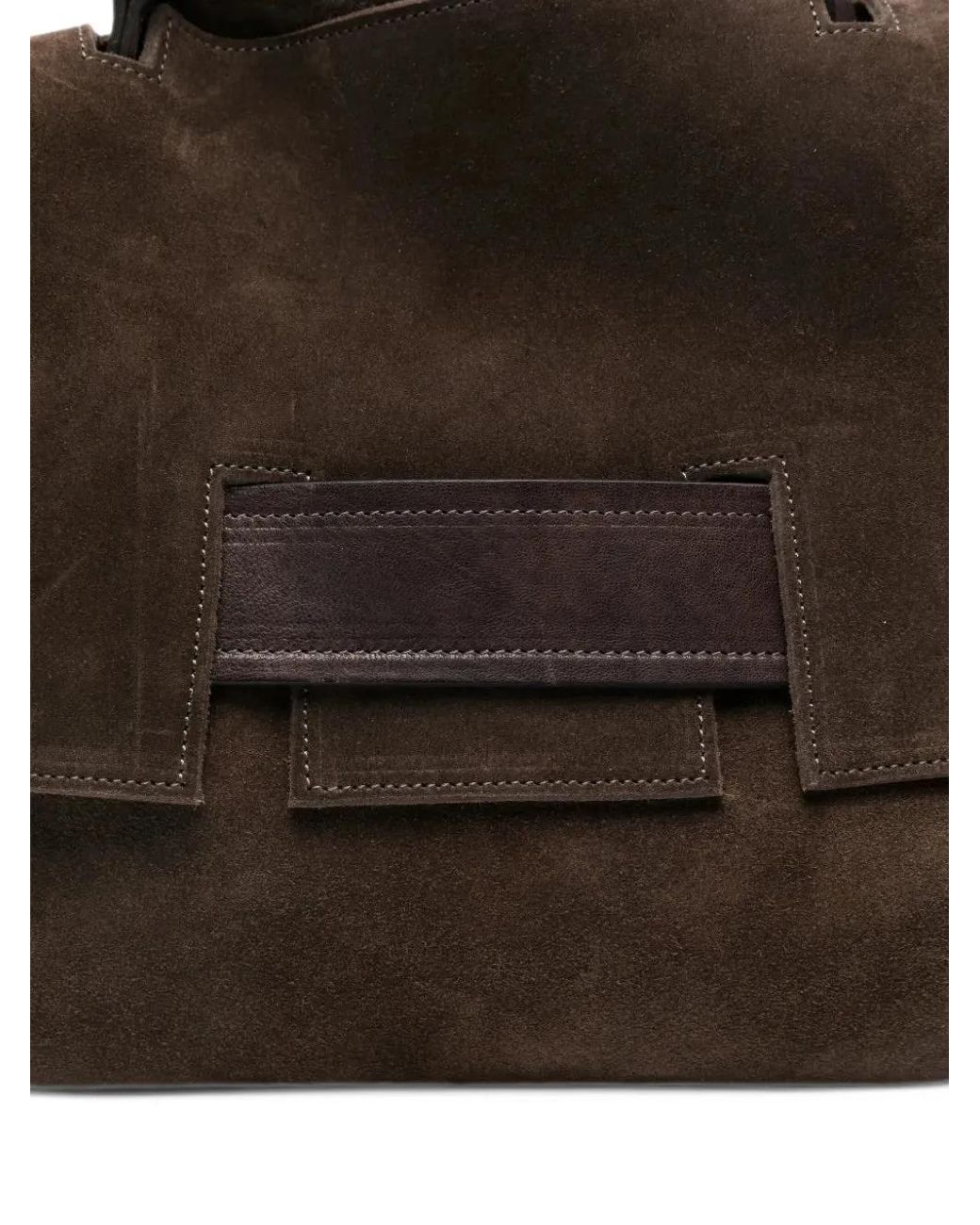 SOMMET Natural Small My Way Suede Shoulder Bag