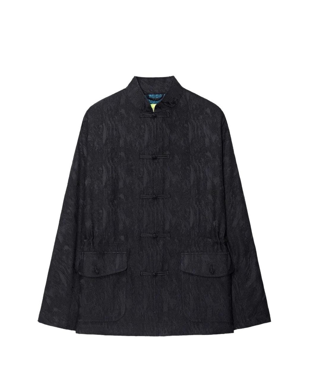 Shanghai Tang Blue Tang Jacquard-Patterned Jacket for men