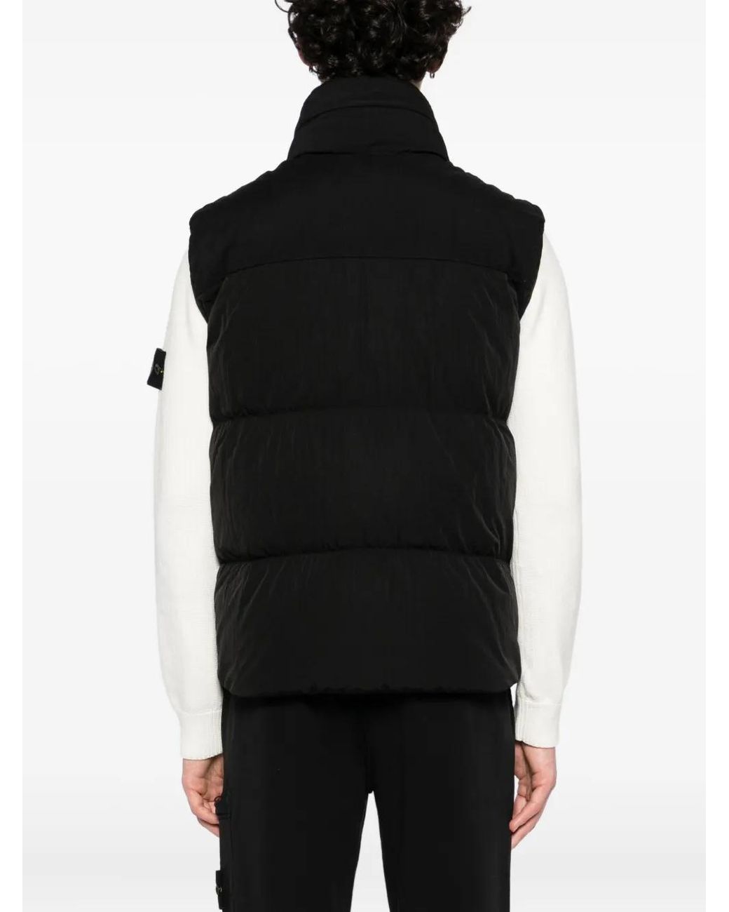C P Company Blue Pocket Padded Vest for men