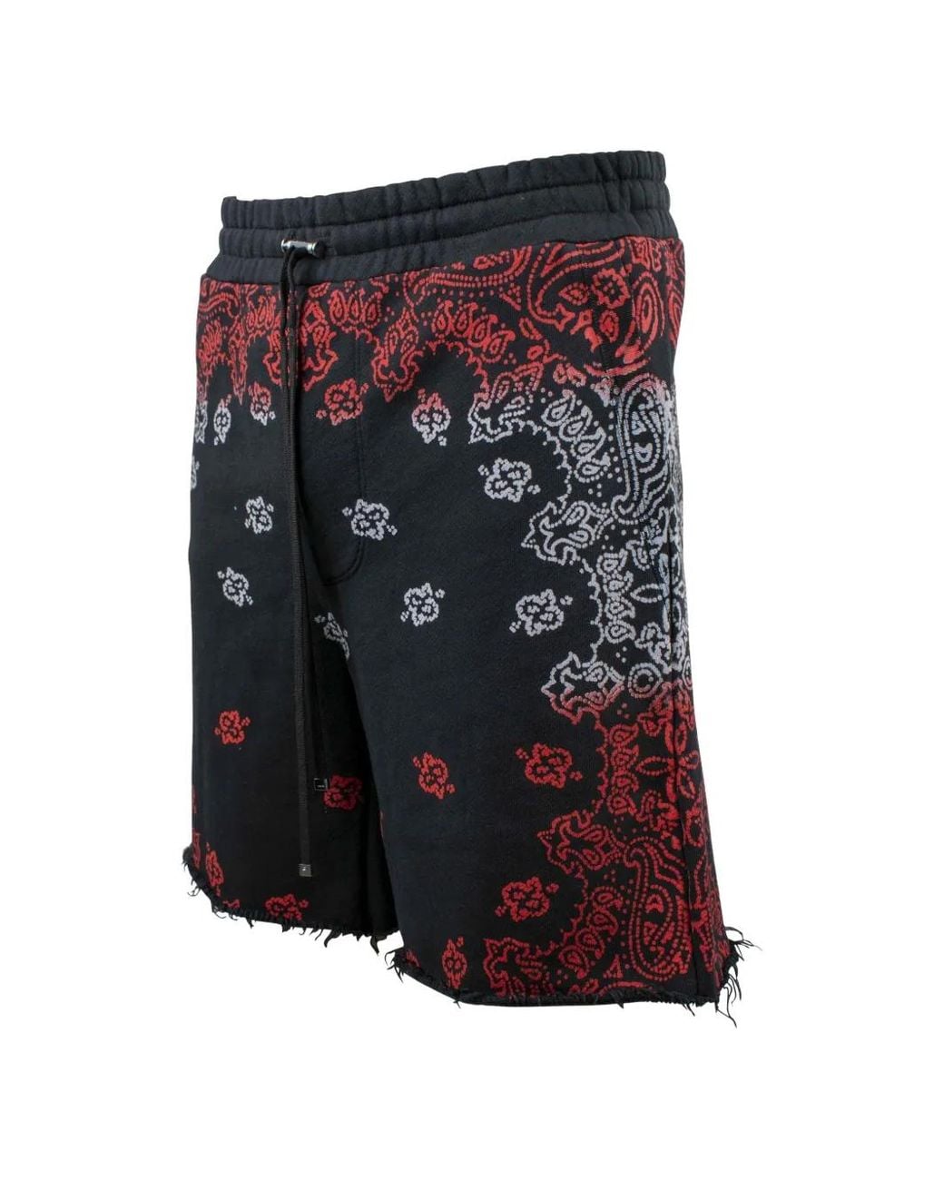 Amiri Blue Bandana-Print Track Shorts for men