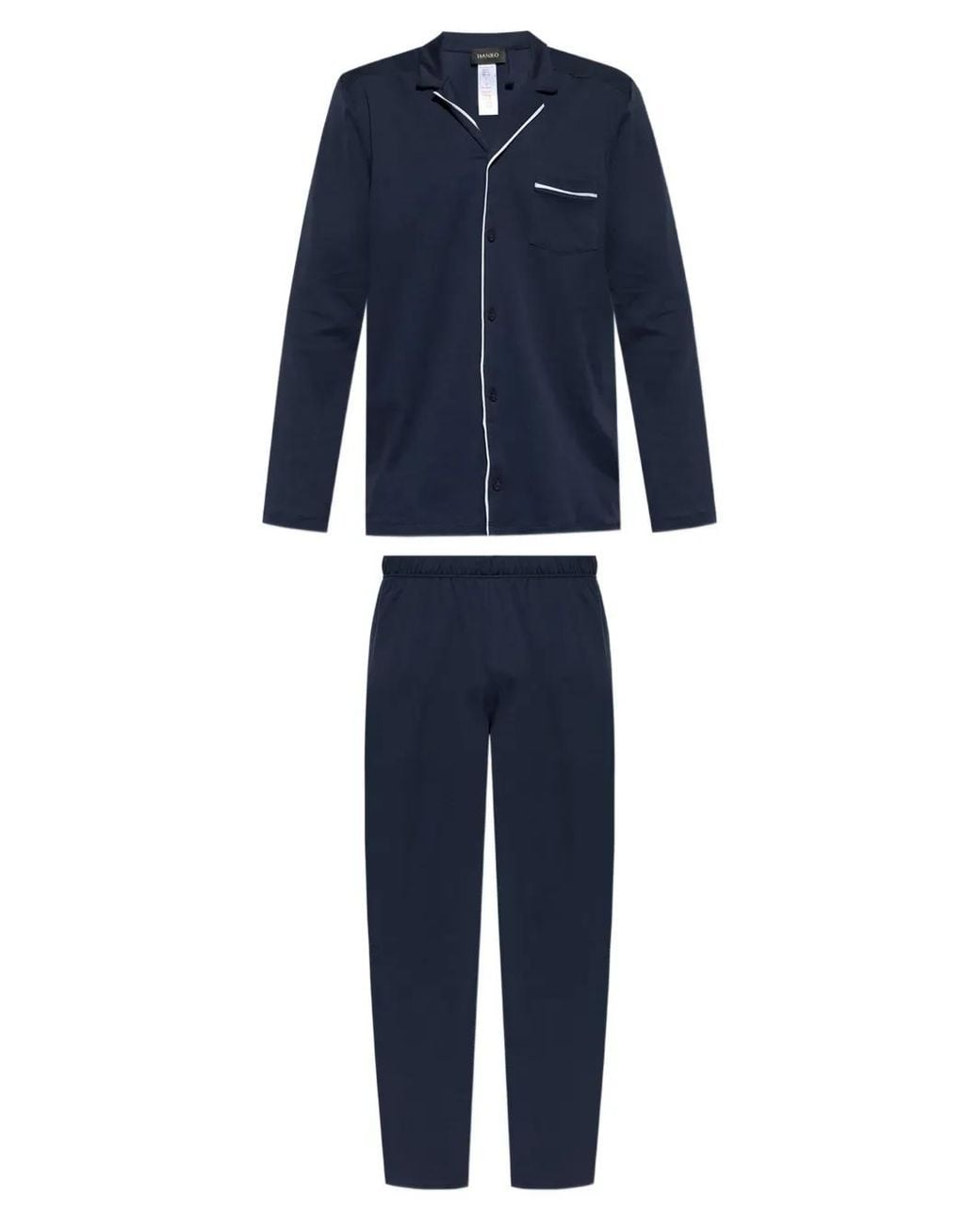 Hanro Blue Night & Day Pyjama Set for men