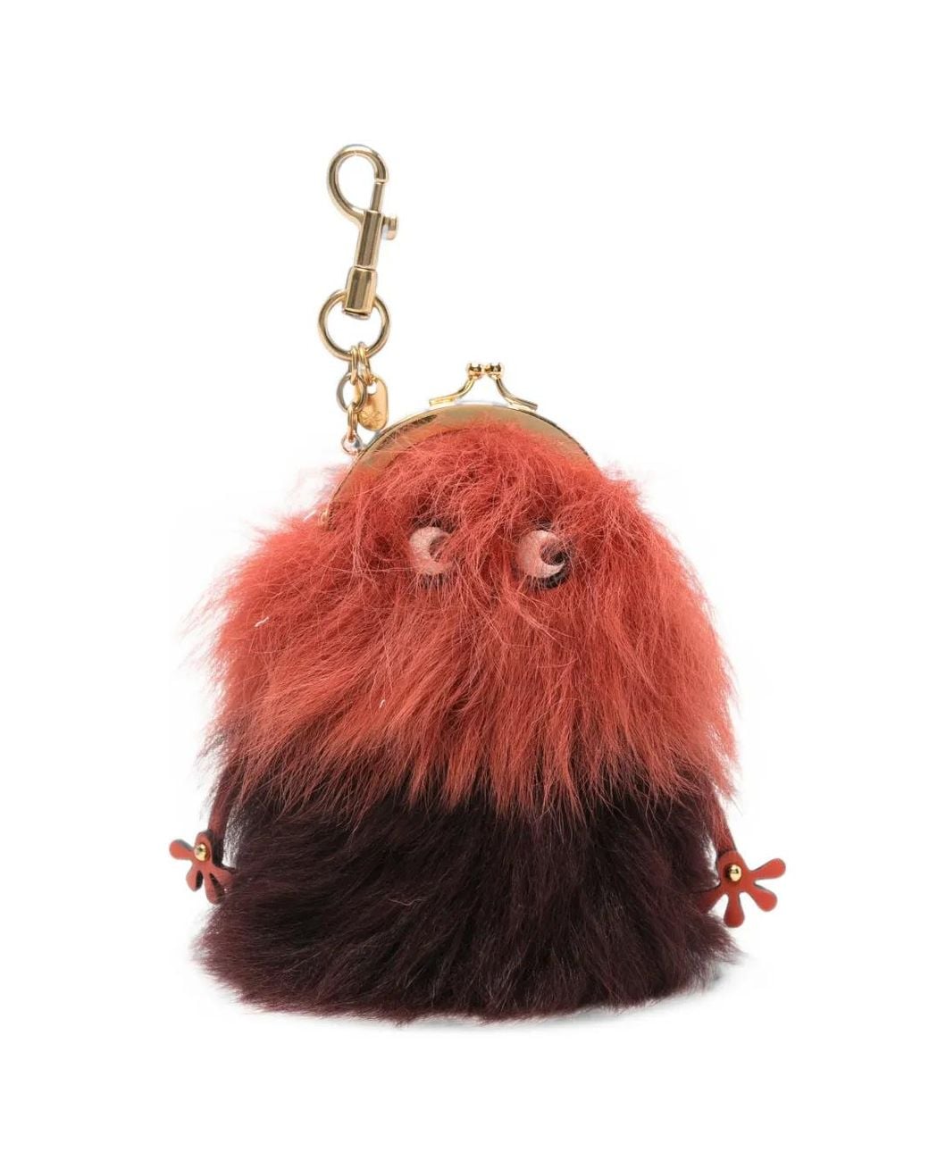 Anya Hindmarch Red Space Creature Lobster-Claw-Fastening Coin Purse