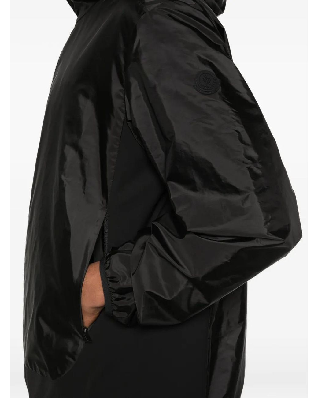 Chaqueta Con Cremallera Moncler de hombre de color Black
