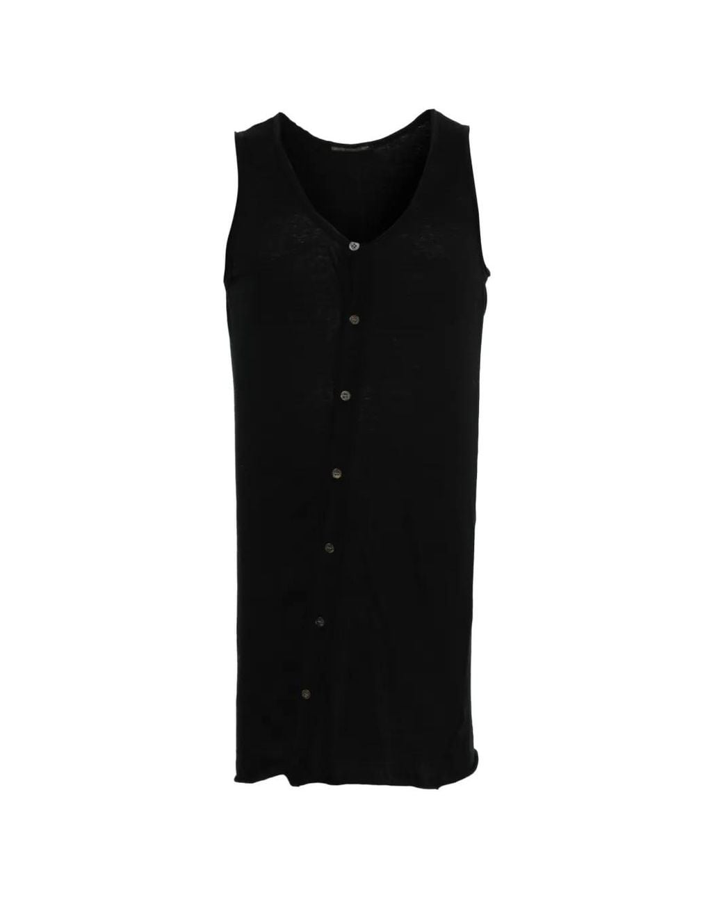 Y's Yohji Yamamoto Black T-Shirt À Col V