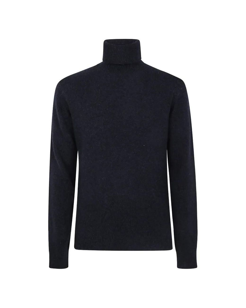 Nuur Blue Turtle-Neck Wool Sweater for men