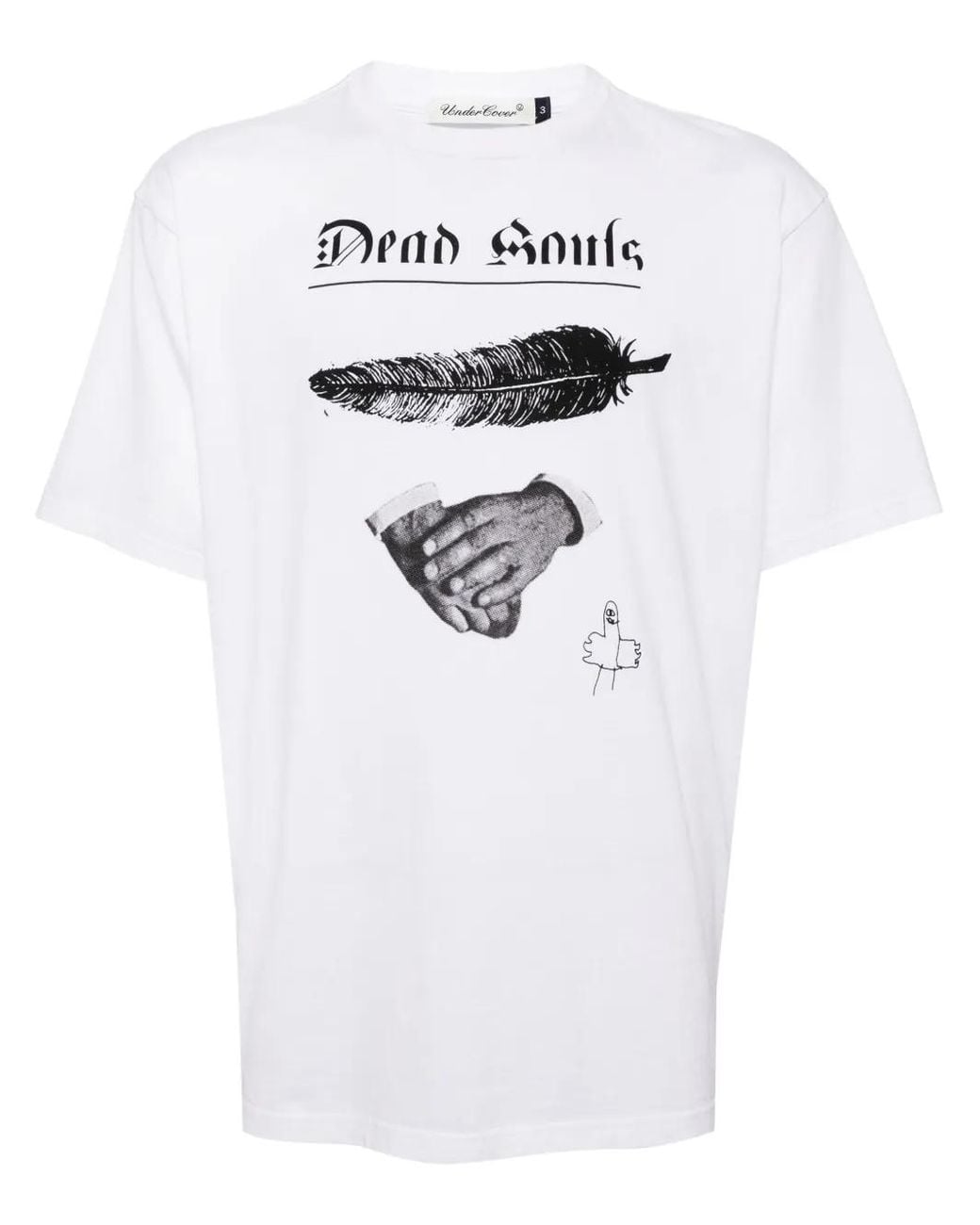 Undercover White Graphic-Printed T-Shirt for men