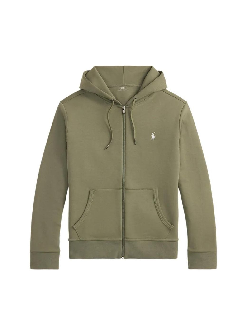 Polo Ralph Lauren Green Hoodie À Motif Polo Pony Brodé for men
