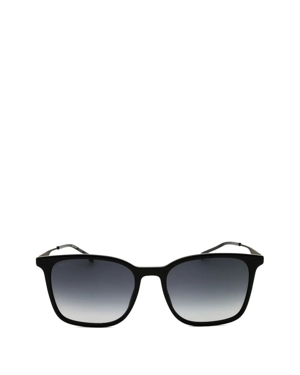 Boss Black Rectangle-Frame Sunglasses for men
