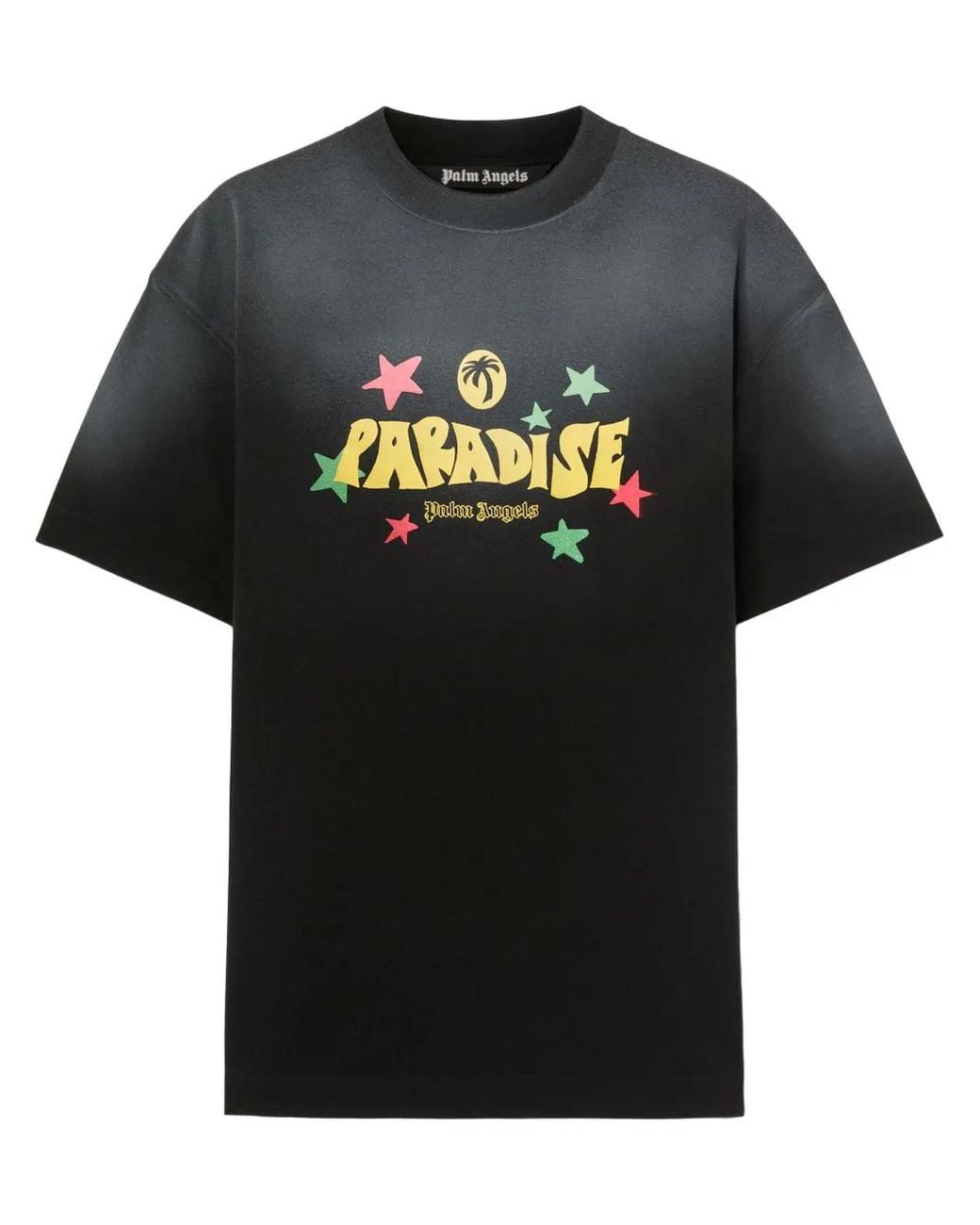 Palm Angels Black Paradise Palm T-Shirt for men