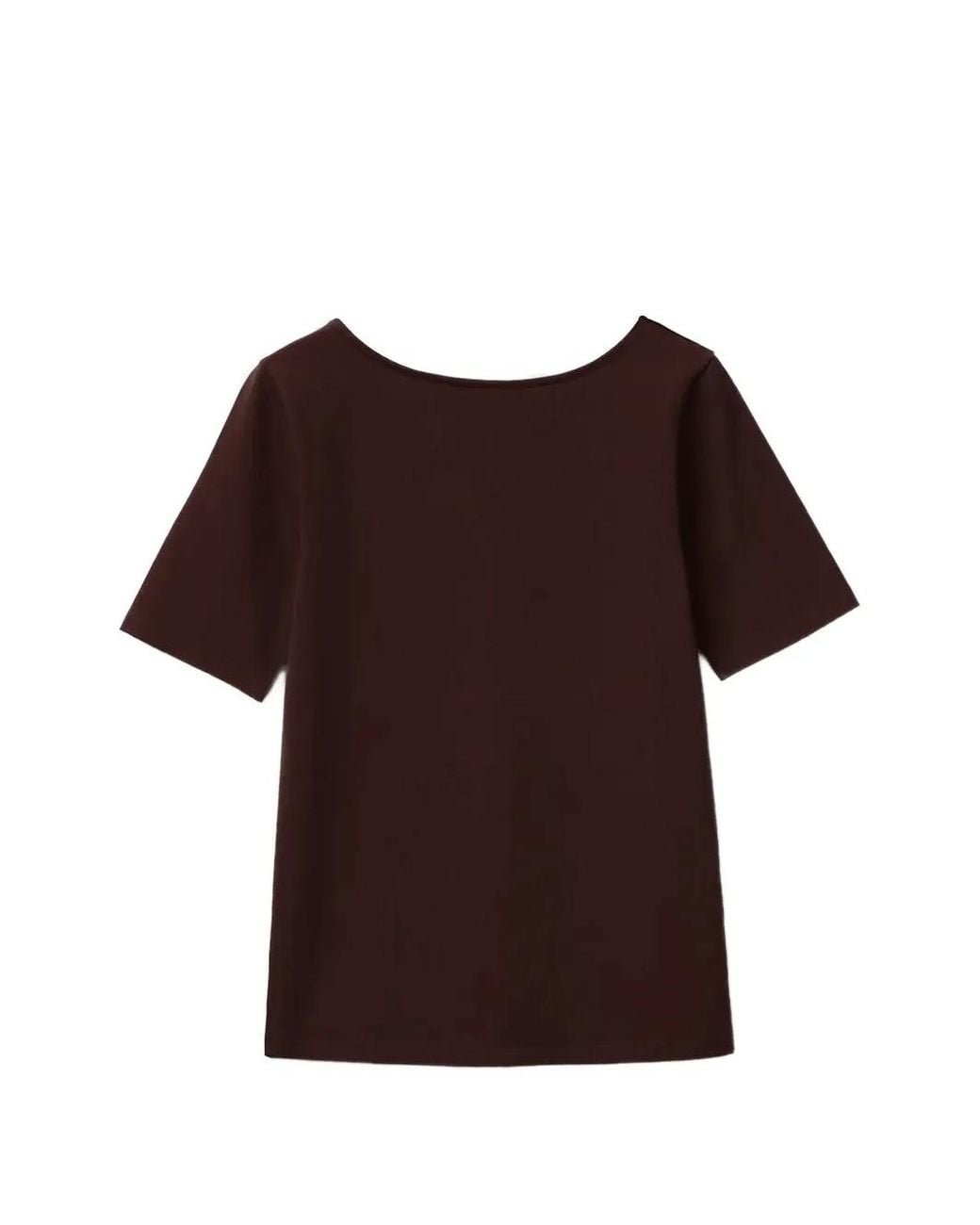 Benetton Red Scoop-Neck Short-Sleeve T-Shirt