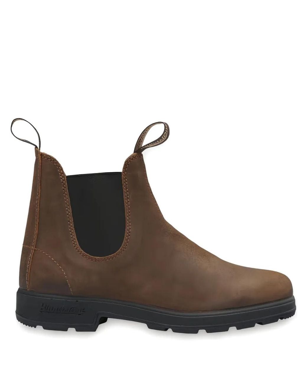 Blundstone Brown Elasticated-Panel Chelsea Boots for men