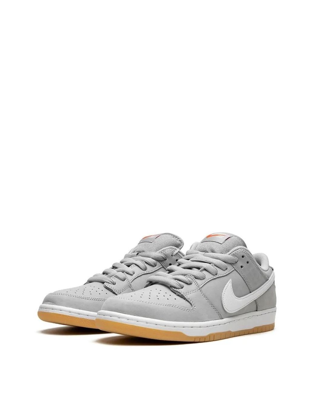 Nike Gray Sb Dunk Low Pro Iso Gum" Shoes for men