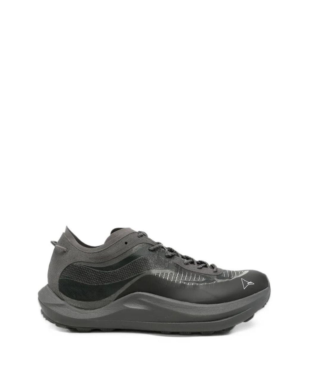 Roa Gray Panelled Lace-Up Sneakers for men
