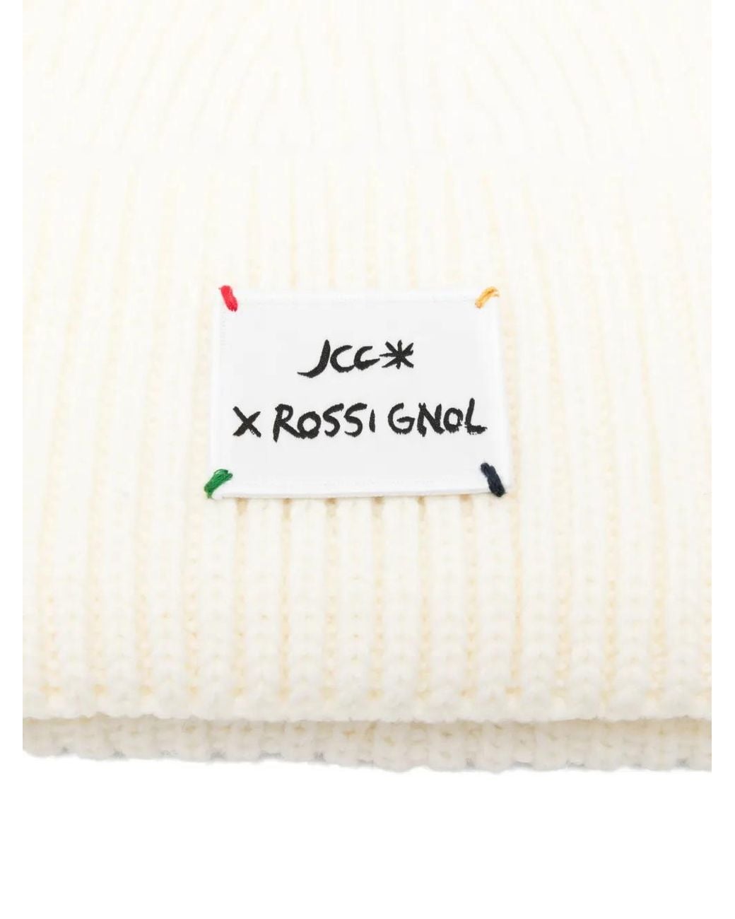 Rossignol White X Jcc Stellar Ribbed-Knit Beanie