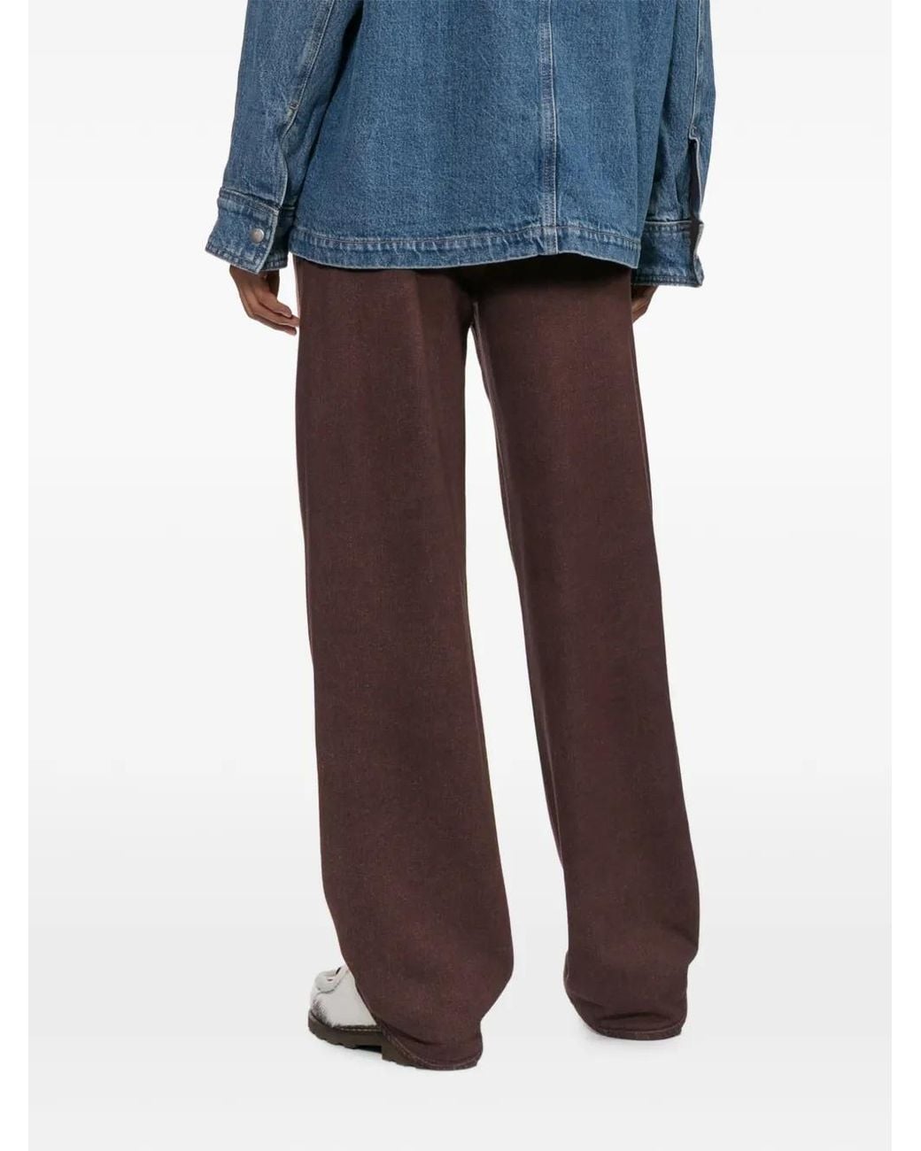 Rag & Bone Brown Side-Stripe Trousers