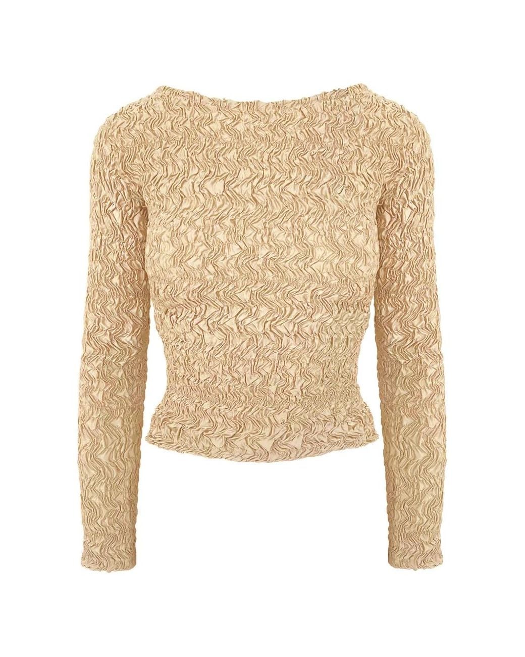 Contessa Mills White Blair Long-Sleeves Top