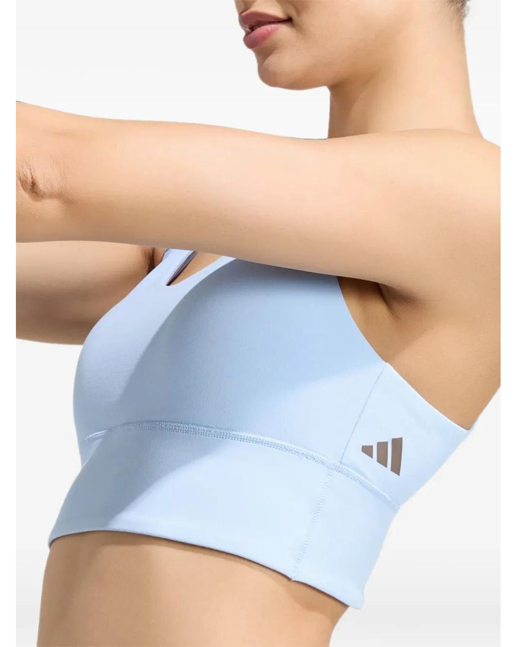 Adidas Blue Studio All Me Sports Bra