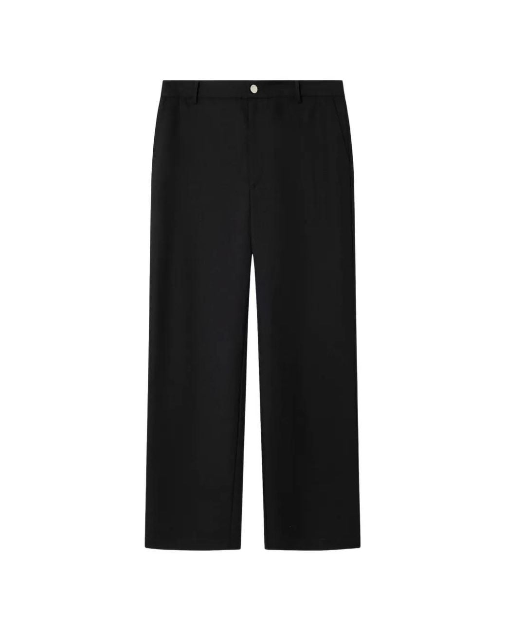 Carrera Black Bond Zip-Detail Wool Trousers for men