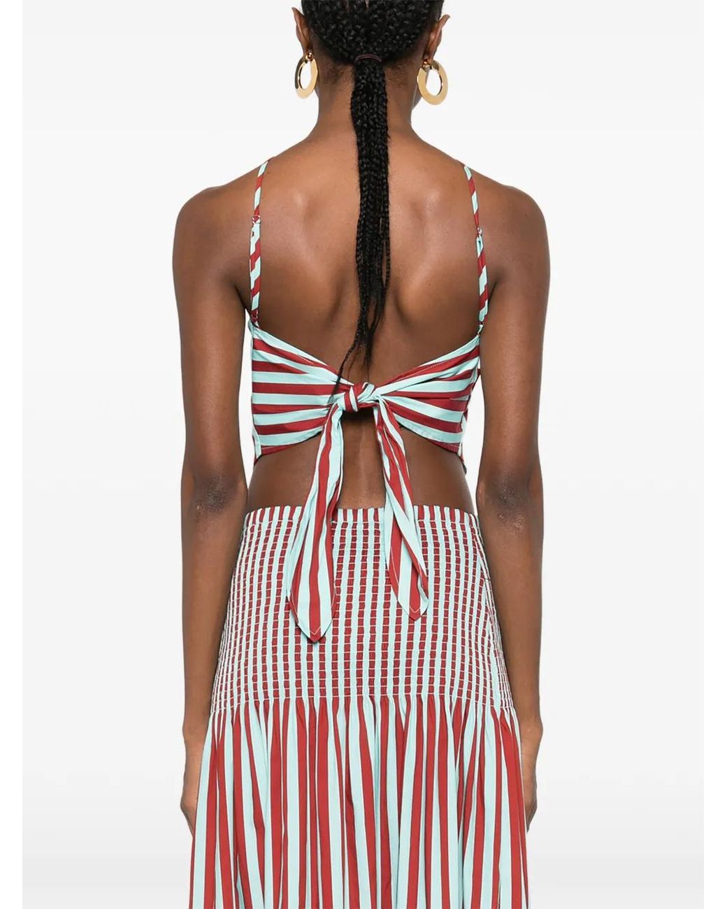 Simon Miller Red Tie-Detail Top