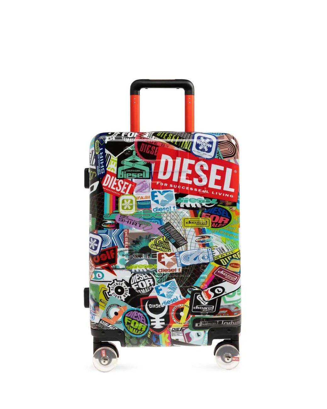 Small Trolley Sticker DIESEL Small Sticker-Print Trolley in White | Lyst