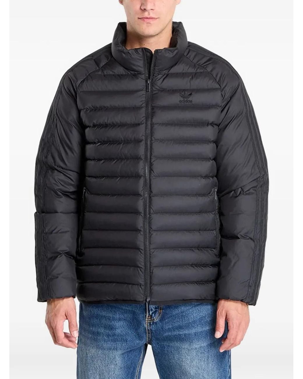 Adidas Gewatteerd Jack in het Gray voor heren