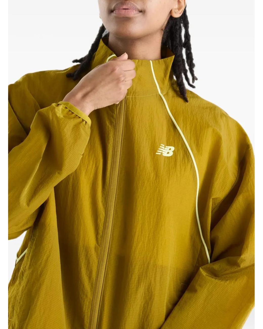 New Balance Yellow Sport Legacy Jacket