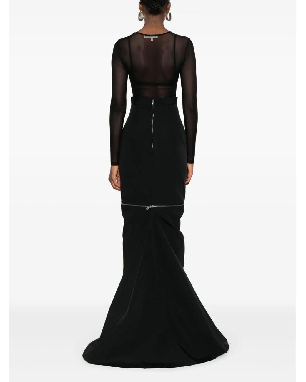 Rick Owens Black Headon Skirt